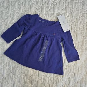Tommy Hilfiger 6-9 Month Navy Blouse